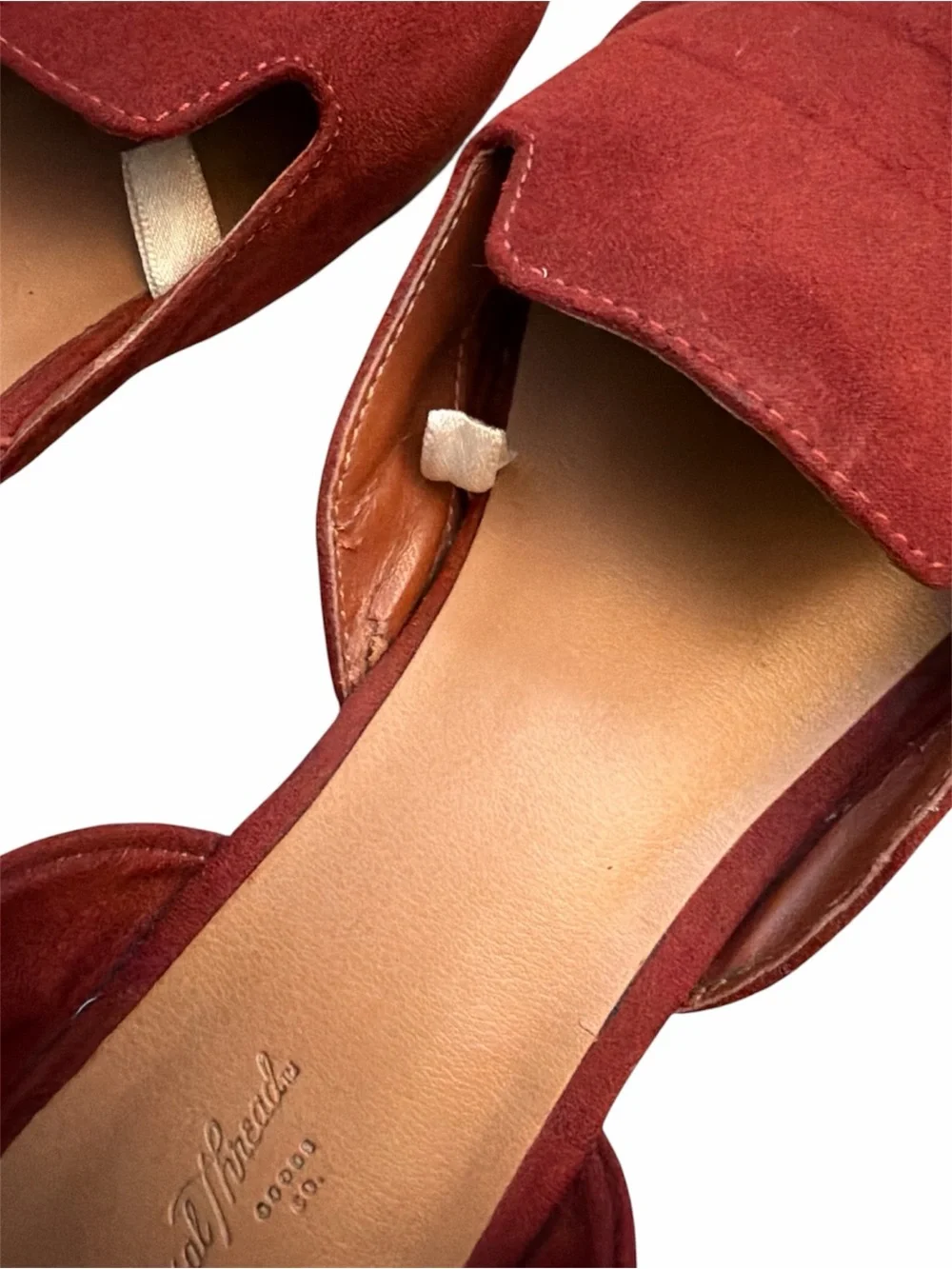 Universal Thread Women's Rust Suede Slip-On Loafers
